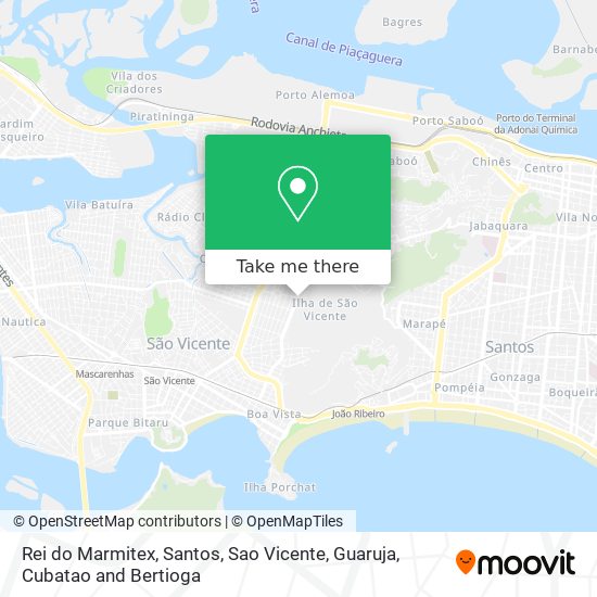 Rei do Marmitex map