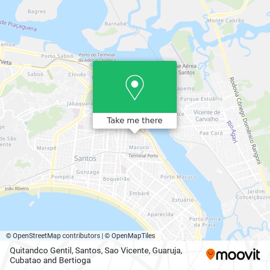 Quitandco Gentil map