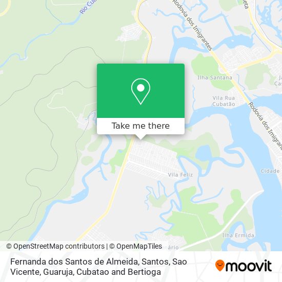 Mapa Fernanda dos Santos de Almeida