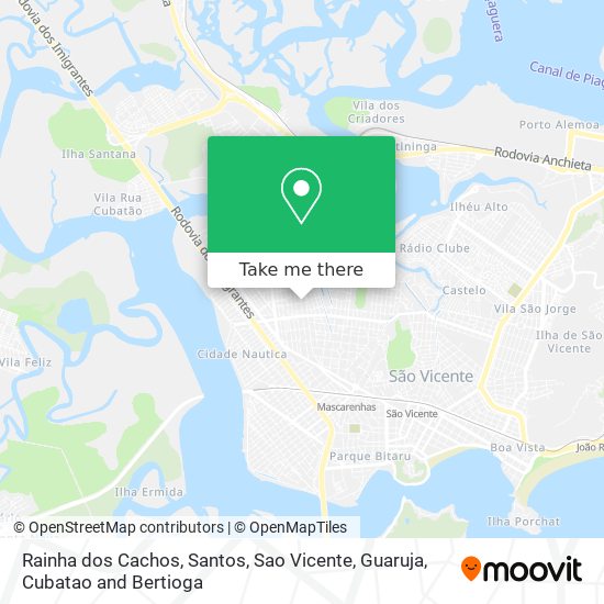 Rainha dos Cachos map