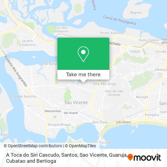 Mapa A Toca do Siri Cascudo