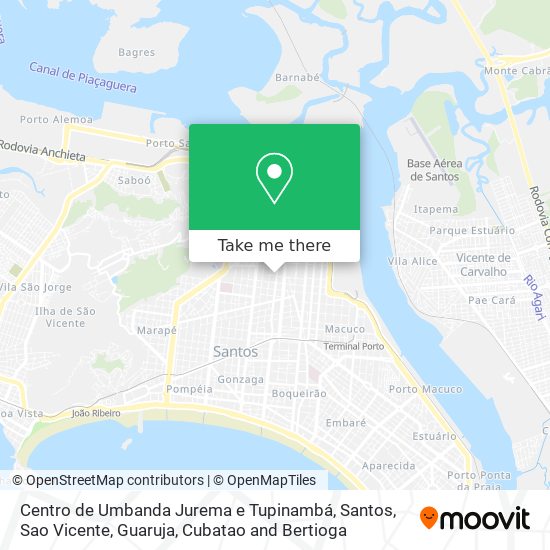 Centro de Umbanda Jurema e Tupinambá map