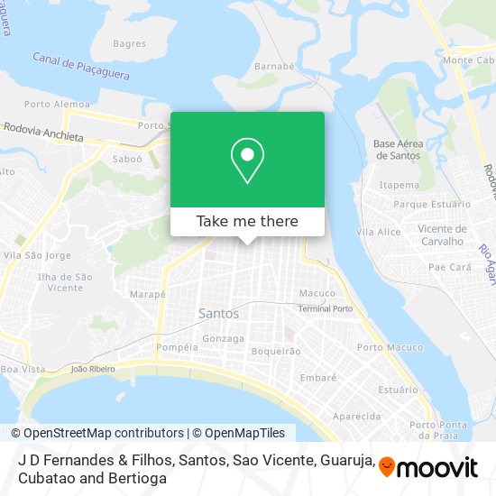 J D Fernandes & Filhos map