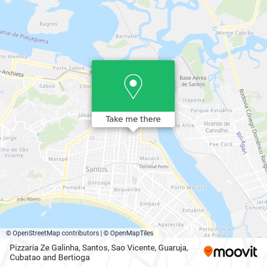 Pizzaria Ze Galinha map
