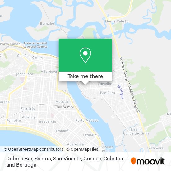 Dobras Bar map