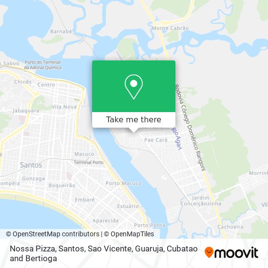 Nossa Pizza map