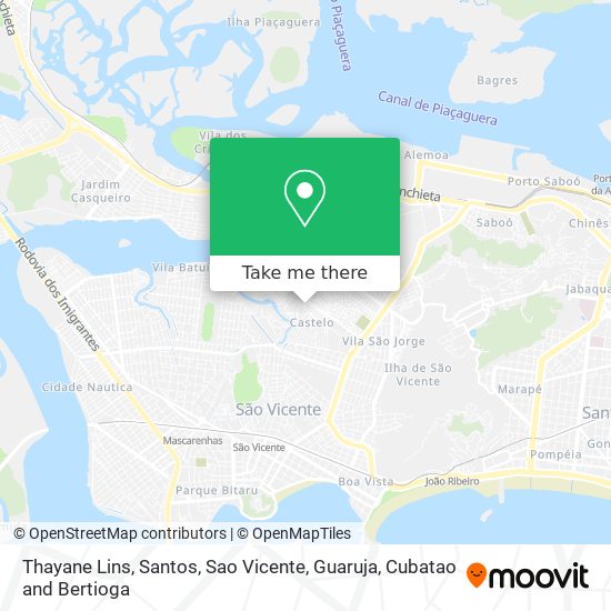 Thayane Lins map
