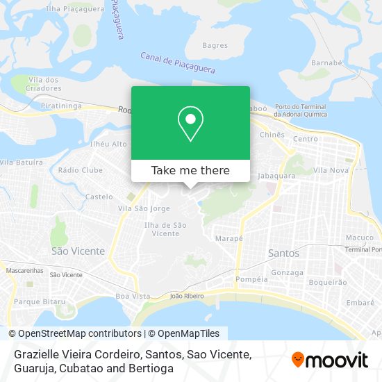 Grazielle Vieira Cordeiro map