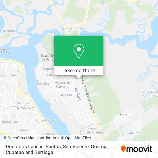 Dourados Lanche map