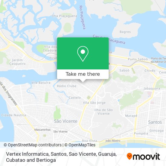 Vertex Informatica map