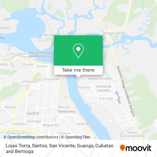 Lojas Torra map