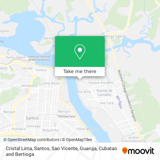 Cristal Lima map