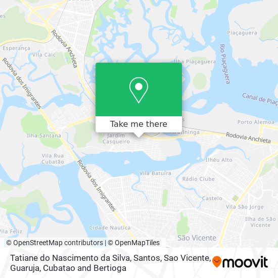 Mapa Tatiane do Nascimento da Silva