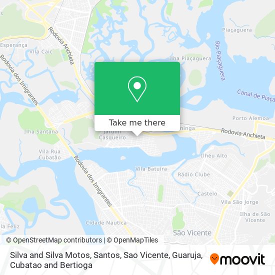 Mapa Silva and Silva Motos