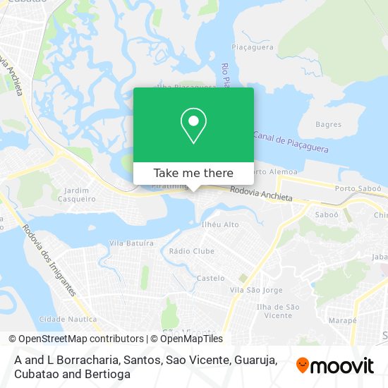 A and L Borracharia map