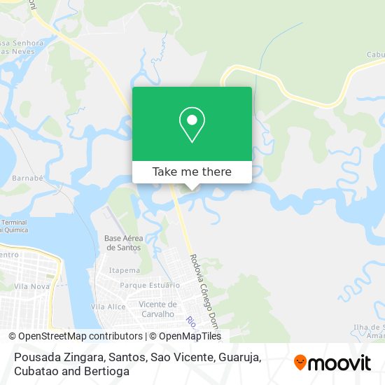 Pousada Zingara map