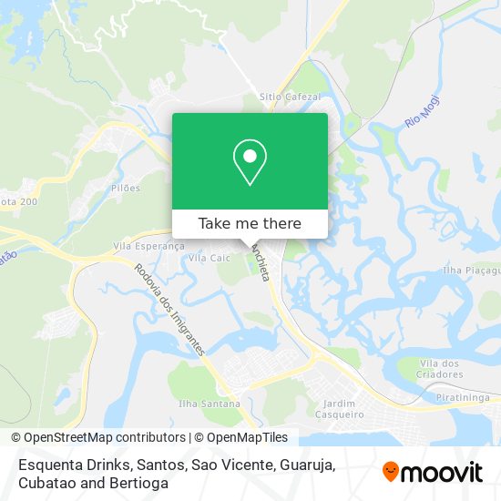 Esquenta Drinks map