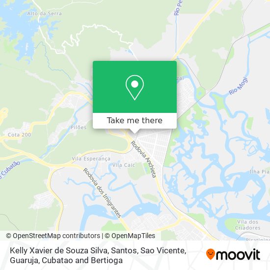 Kelly Xavier de Souza Silva map