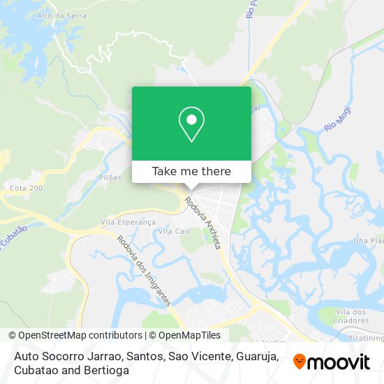 Auto Socorro Jarrao map