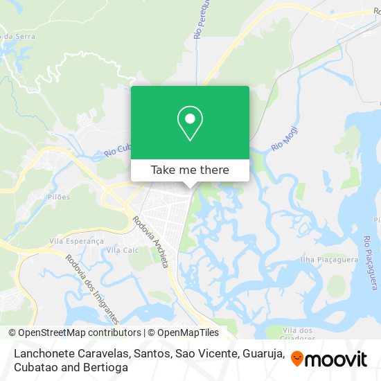 Lanchonete Caravelas map