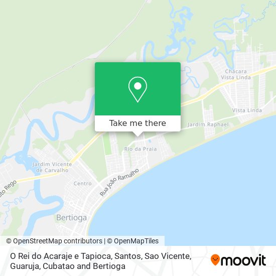 O Rei do Acaraje e Tapioca map