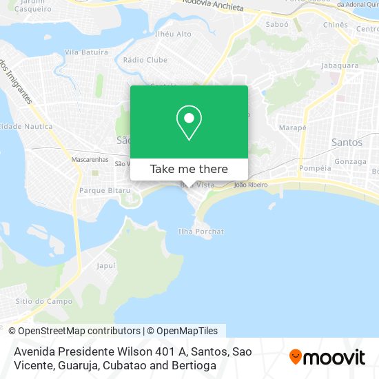 Avenida Presidente Wilson 401 A map