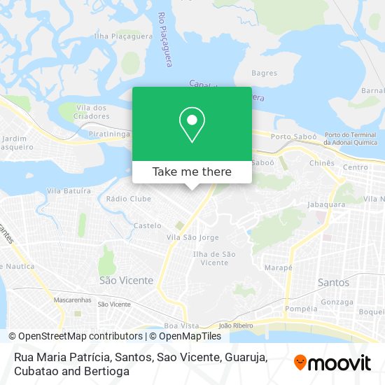 Rua Maria Patrícia map