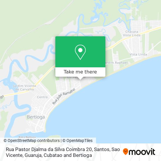 Rua Pastor Djalma da Silva Coimbra 20 map