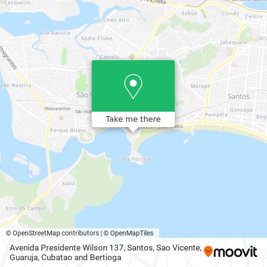 Mapa Avenida Presidente Wilson 137