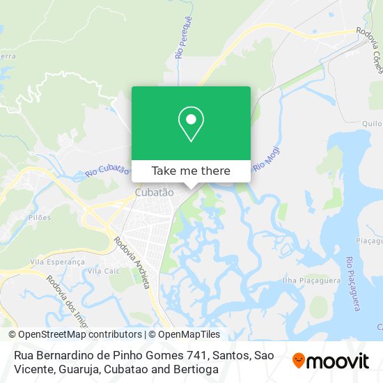 Rua Bernardino de Pinho Gomes 741 map