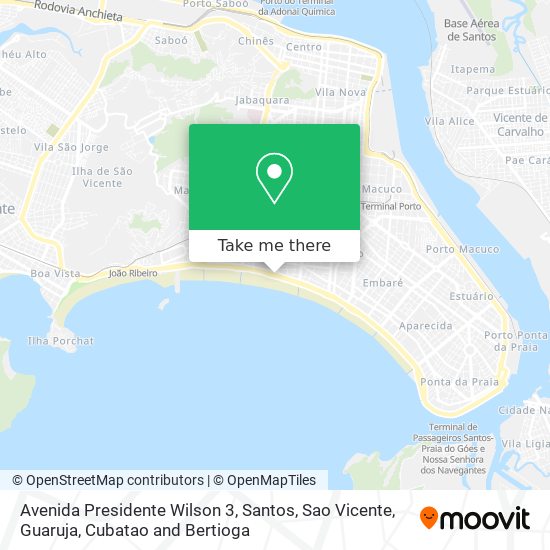 Mapa Avenida Presidente Wilson 3