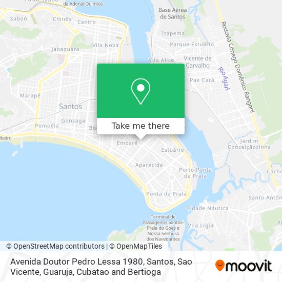 Avenida Doutor Pedro Lessa 1980 map