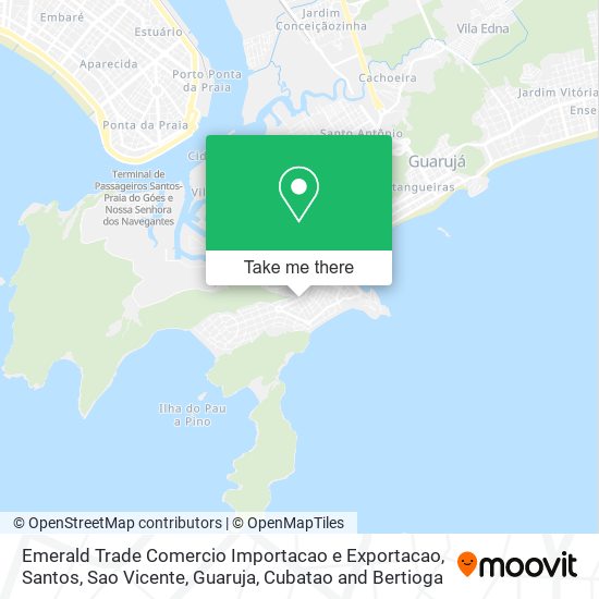 Emerald Trade Comercio Importacao e Exportacao map