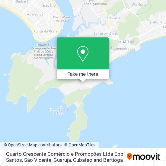 Quarto Crescente Comércio e Promoções Ltda Epp map