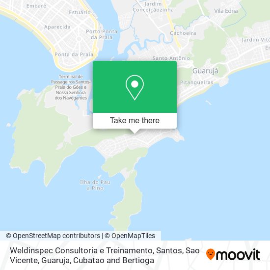 Mapa Weldinspec Consultoria e Treinamento