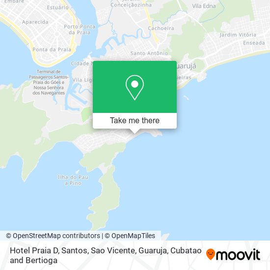 Hotel Praia D map