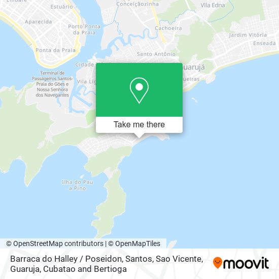 Barraca do Halley / Poseidon map