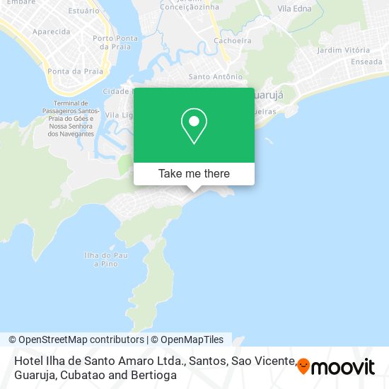 Hotel Ilha de Santo Amaro Ltda. map