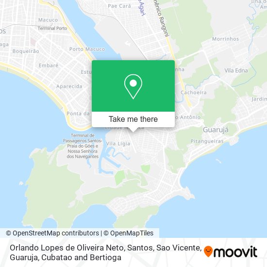 Orlando Lopes de Oliveira Neto map