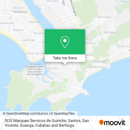 Mapa SOS Marques Servicos de Guincho