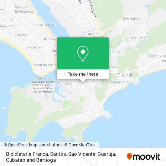 Bicicletaria Franca map