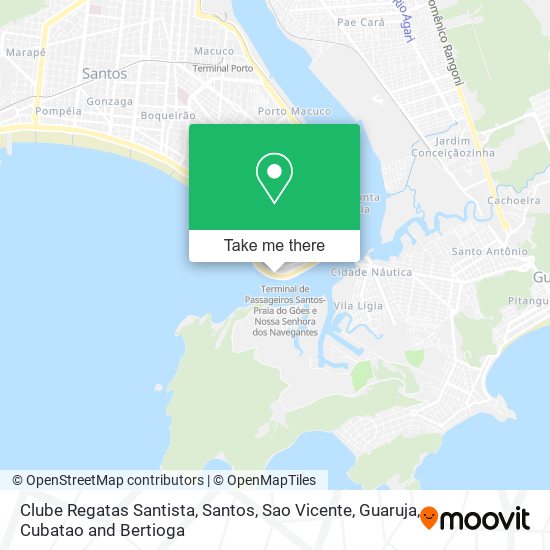 Clube Regatas Santista map