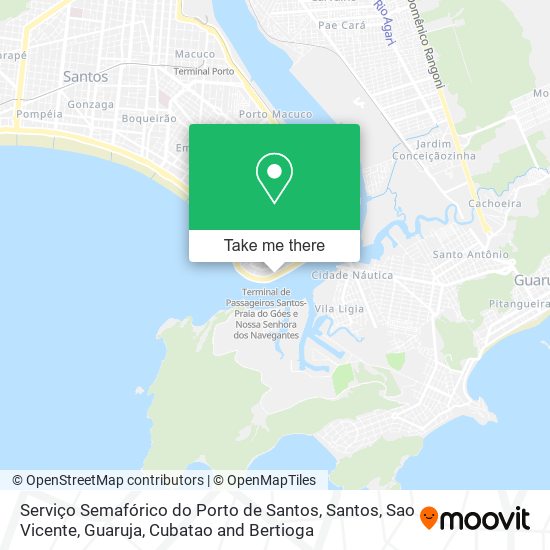 Serviço Semafórico do Porto de Santos map