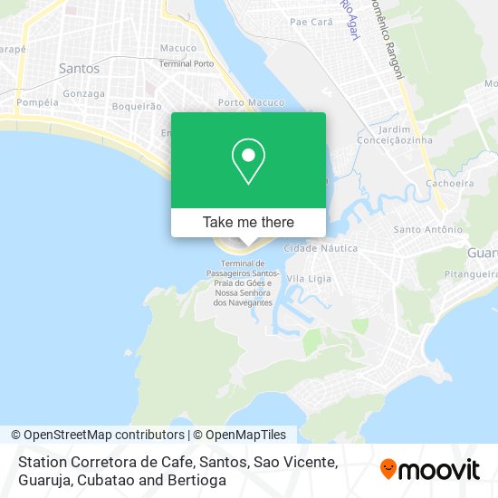 Station Corretora de Cafe map