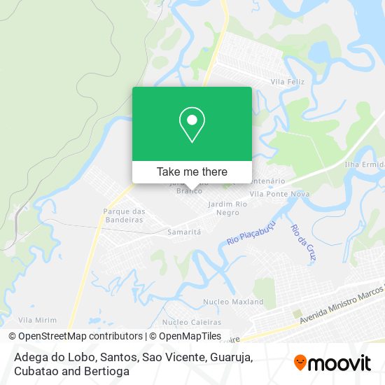 Adega do Lobo map