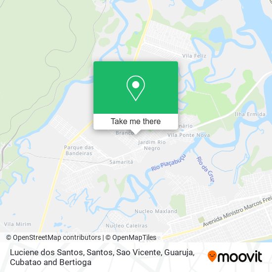 Luciene dos Santos map