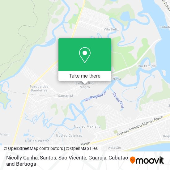 Nicolly Cunha map