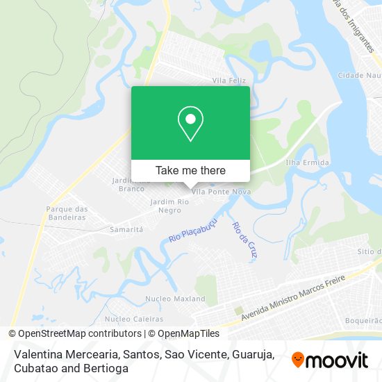 Valentina Mercearia map