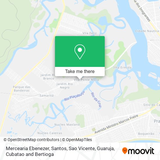 Mercearia Ebenezer map