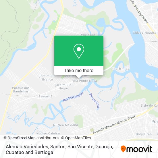 Alemao Variedades map